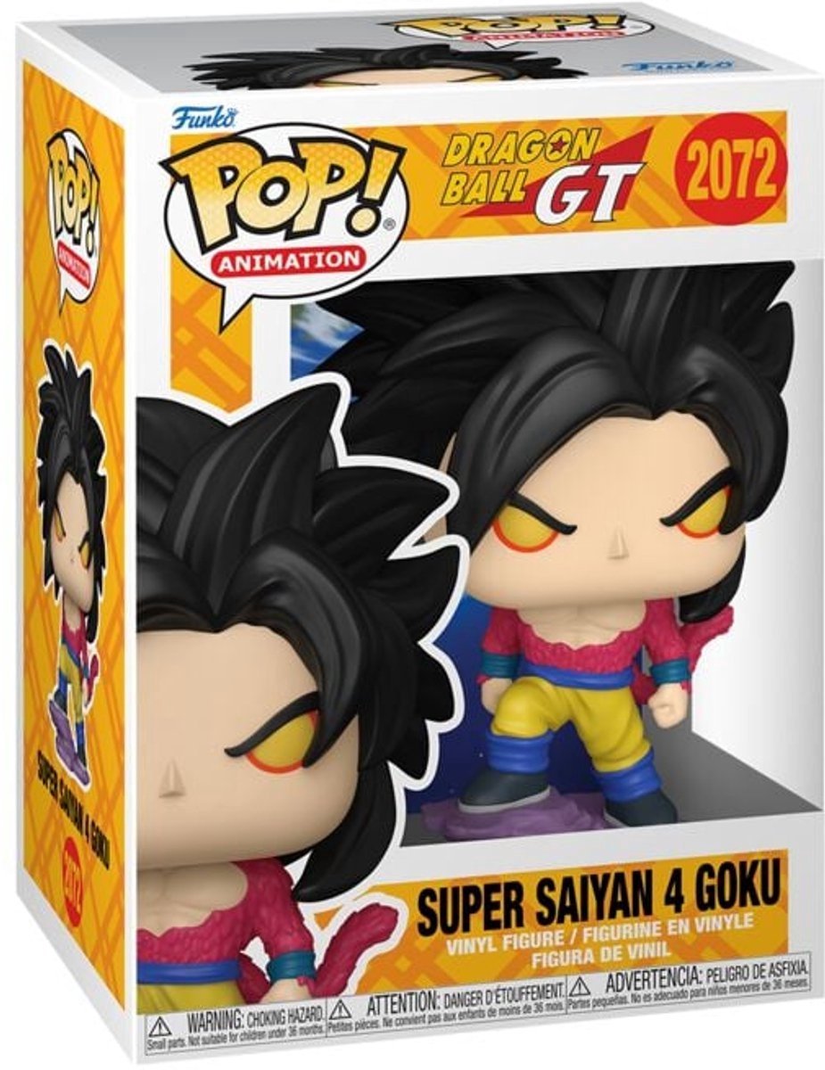 Funko pop animation: dragon ball gt - super saiyan 4 goku pop