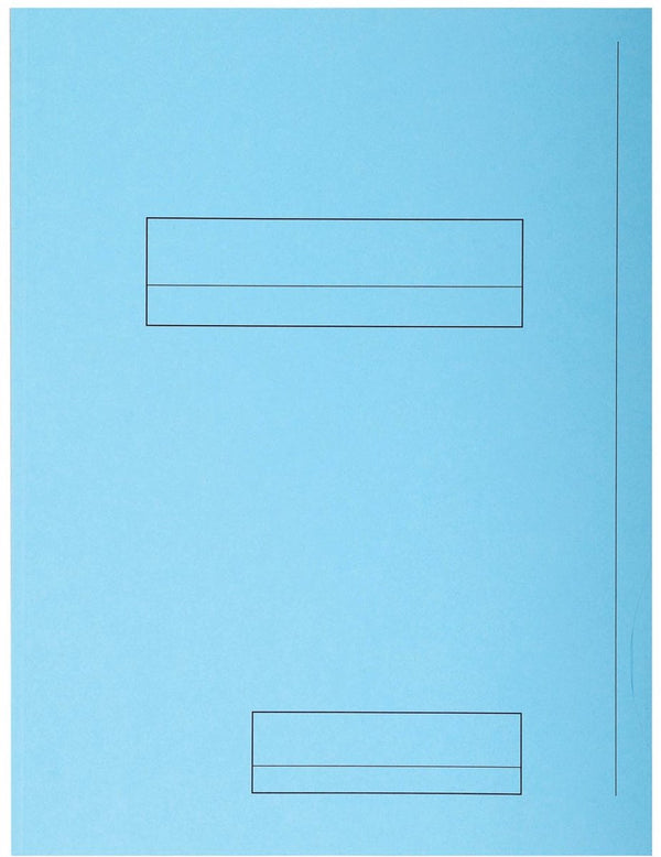Exacompta super 210 - pak van 50 mappen met 2 kleppen - 24x32cm - - lichtblauw - 335006e
