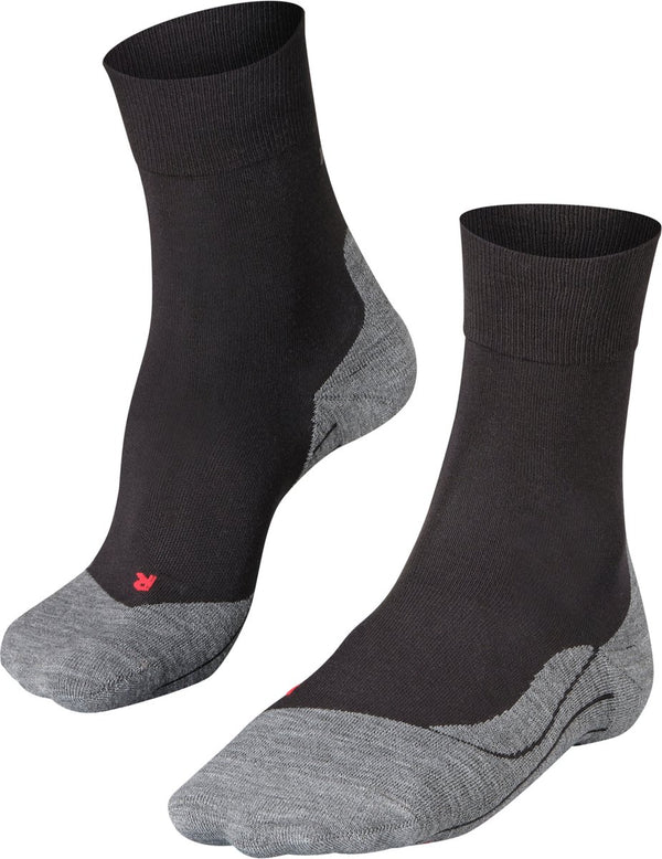 Falke ru4 anti-blaar katoen functioneel materiaal hardloopsokken dames zwart - maat 37-38
