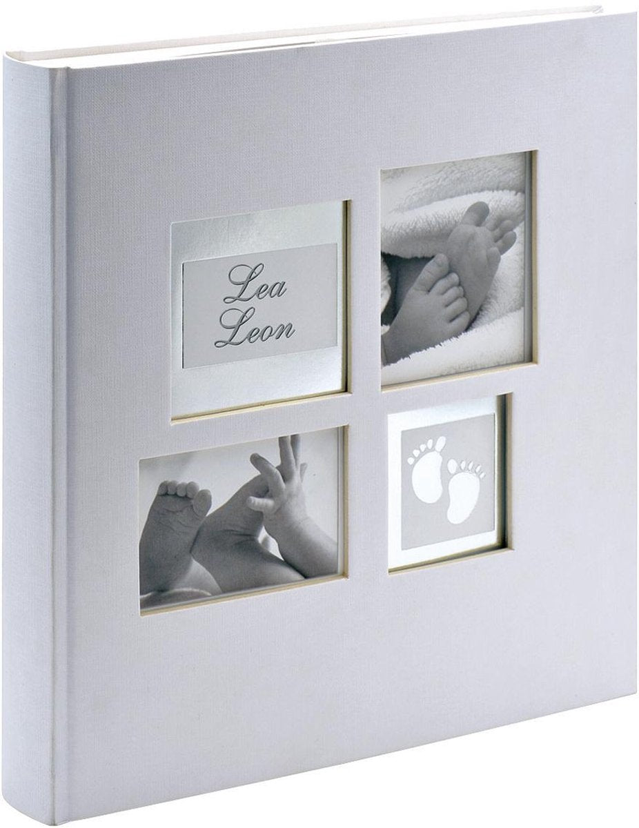 Walther uk-172 little foot - babyalbum - formaat 29 x 30,5 cm - wit