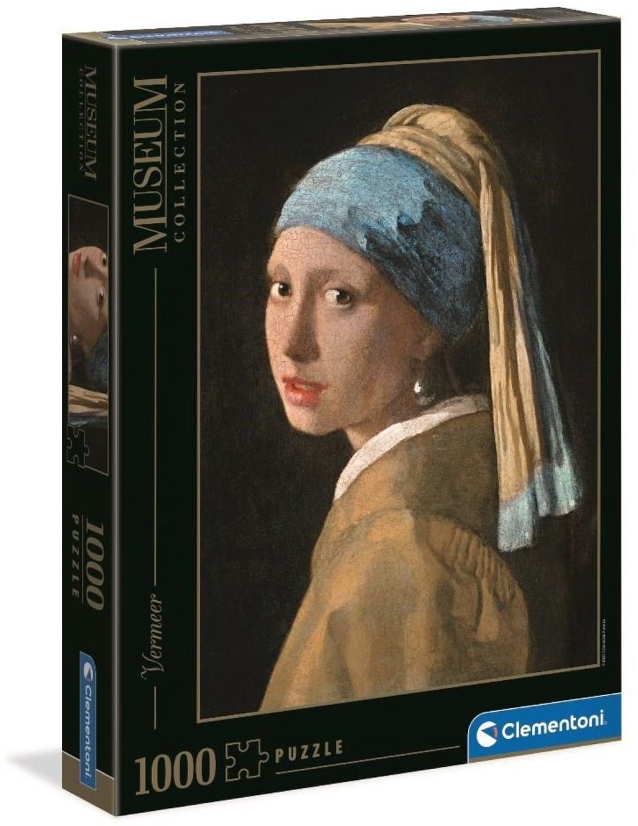 Clementoni legpuzzel vermeer meisje met de parel, 1000st.