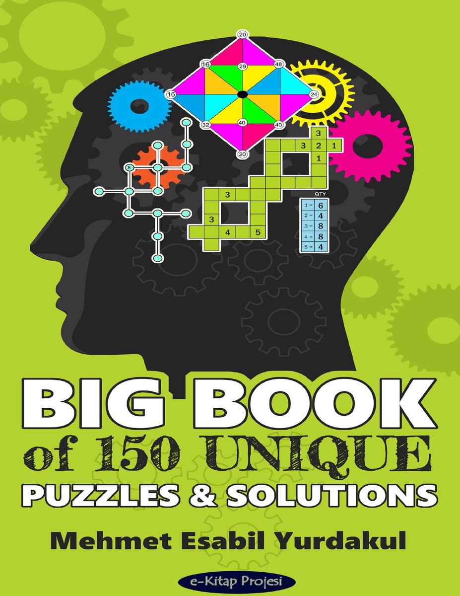 Big book of 150 unique puzzles solutions