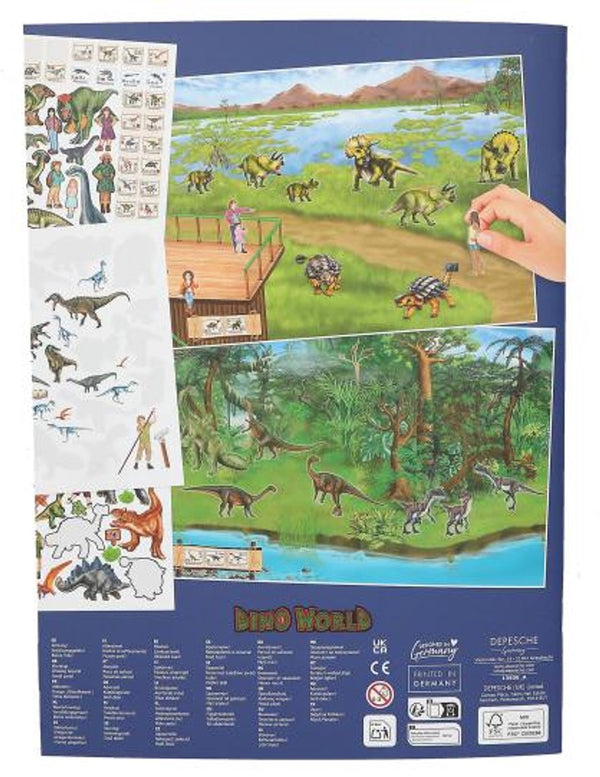 Depesche - create your dino zoo stickerboek