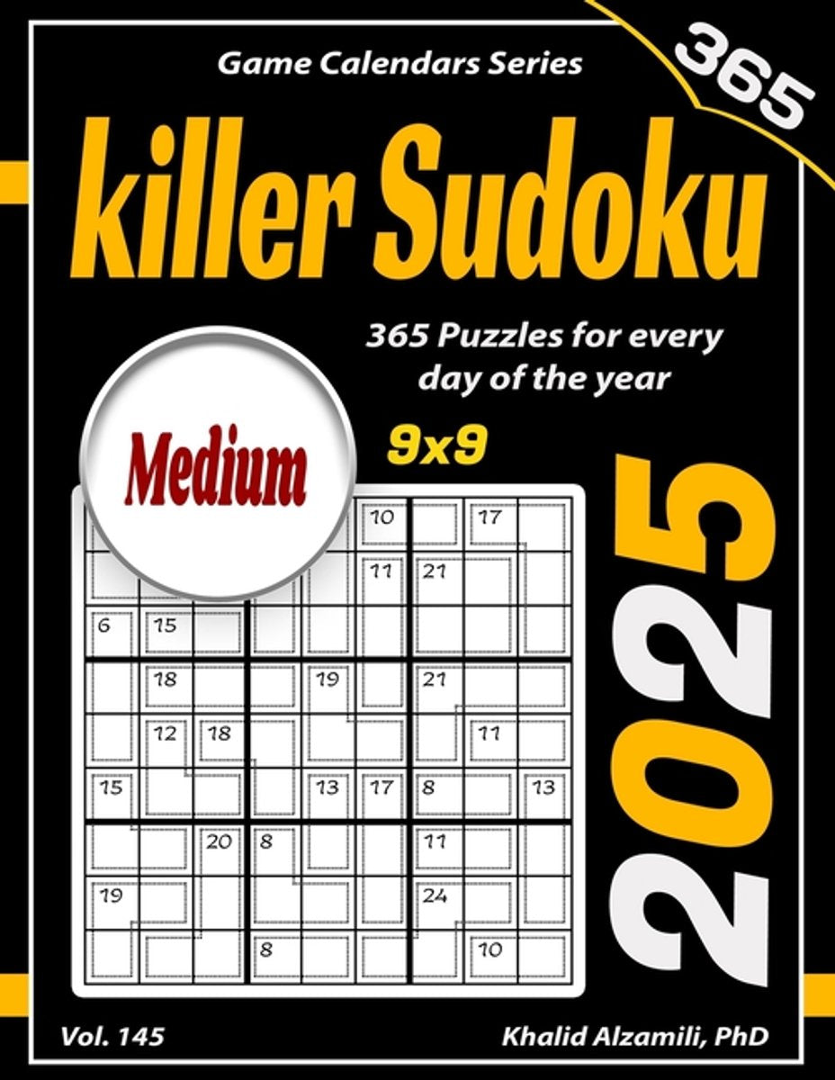 Game calendars- 2025 killer sudoku
