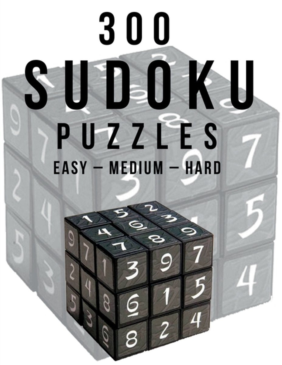 300 sudoku puzzles easy - medium - hard