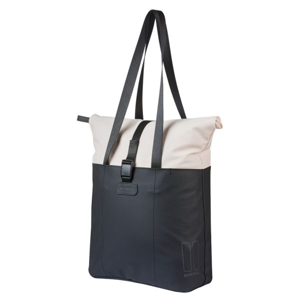 Basil b.v. fietsshopper basil vive mik 15-20l 11 x 29 x 34 cm - zwart wit