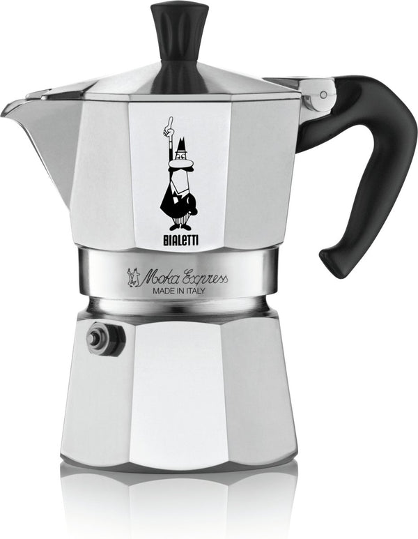 Bialetti moka express - percolator - 4 kops - aluminium