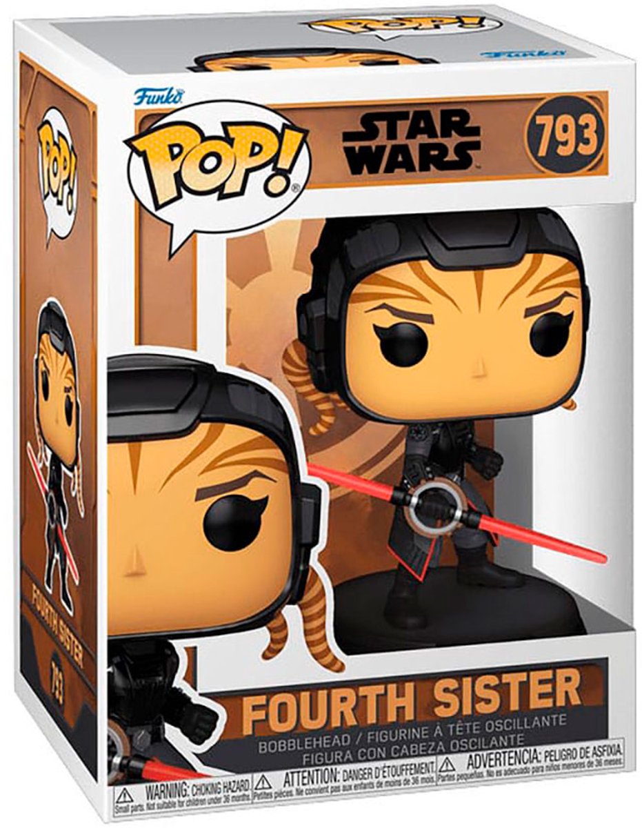 Funko star wars fourth sister vinylfiguur 793 unisex pop! - neutraal - standard