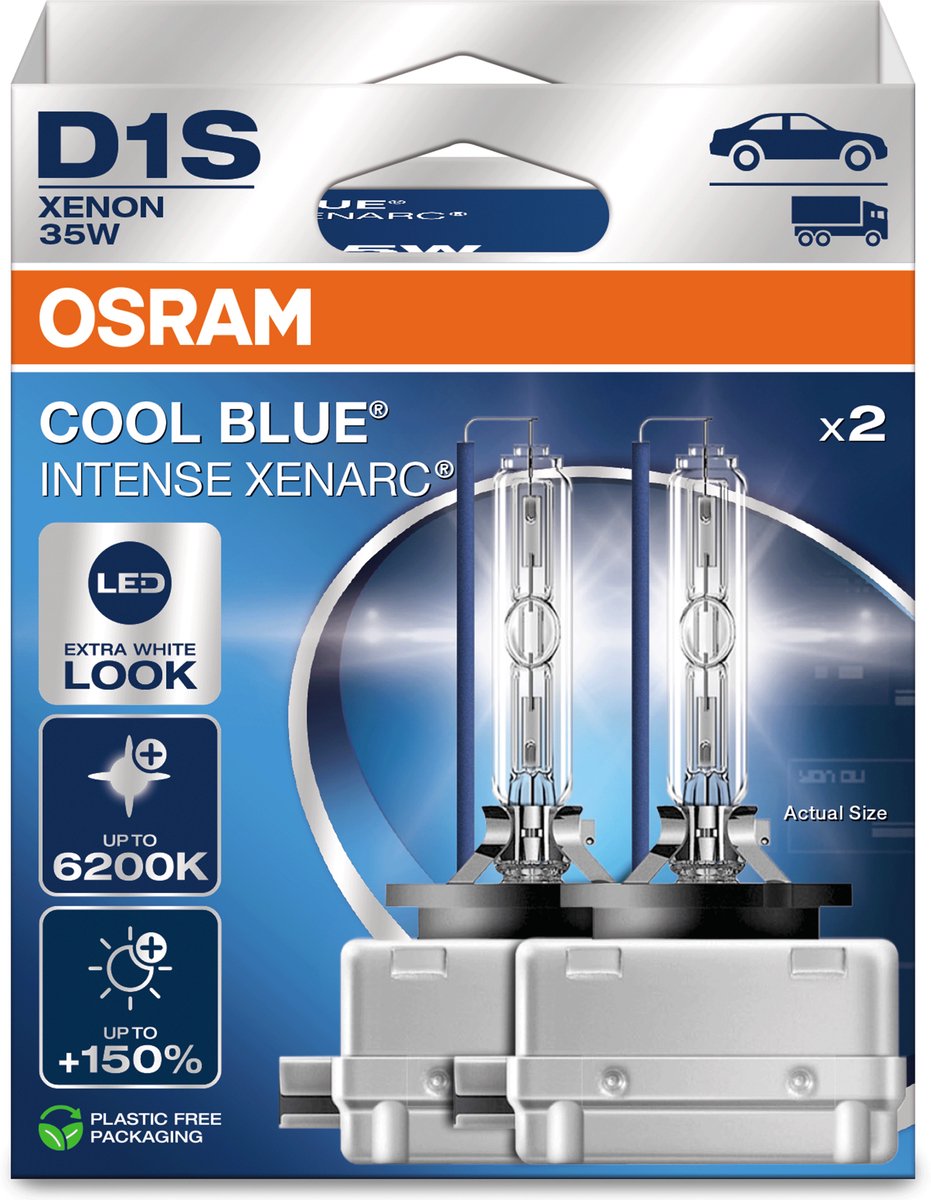Osram 2 pcs set of bulbs d1s 85v 35w cool blue nextgen 6