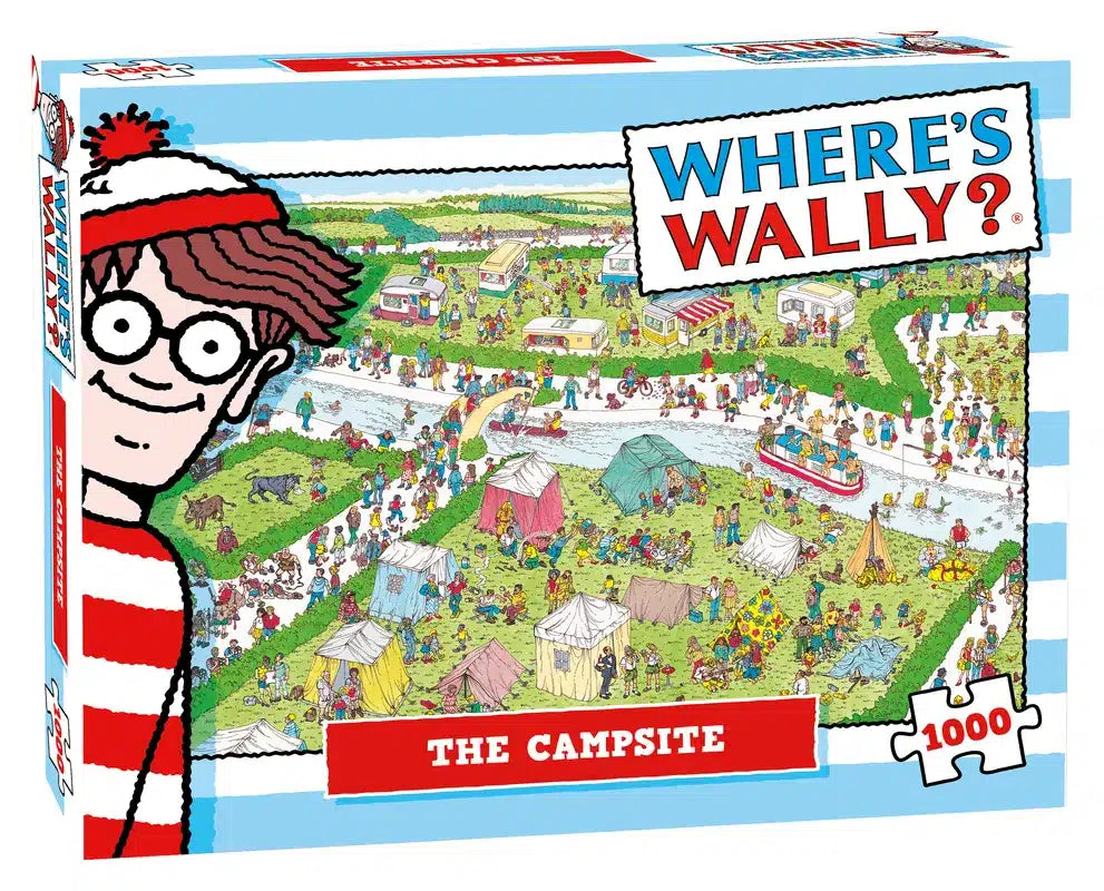 Plenty cadeaus puzzel waar apos;s wally camping 1000 stukjes zijn