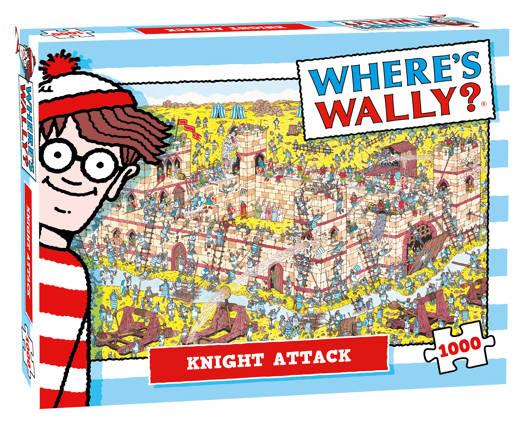 Plenty Gifts puzzel waar apos;s Wally Knight aanval 1000 stukjes