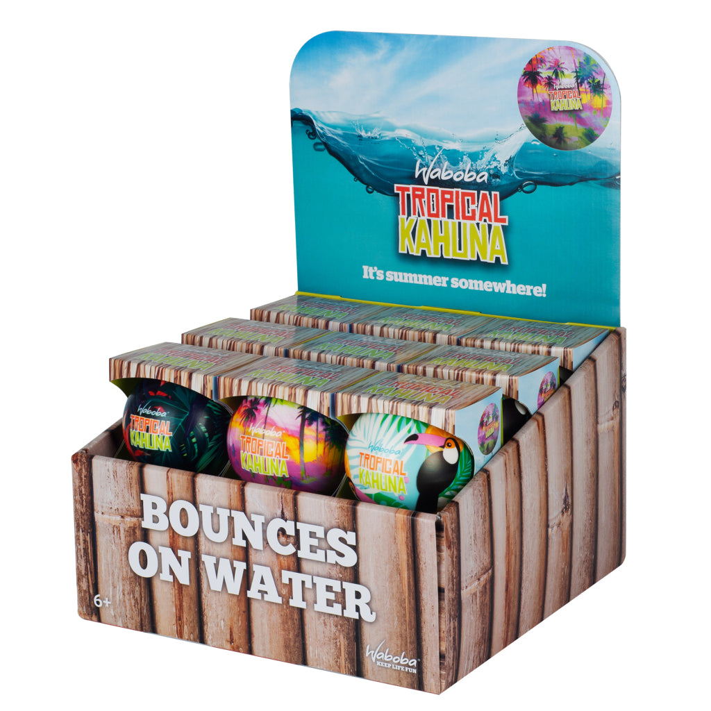 Waboba tropische kahuna bal 9 cm verschillende uitvoeringen