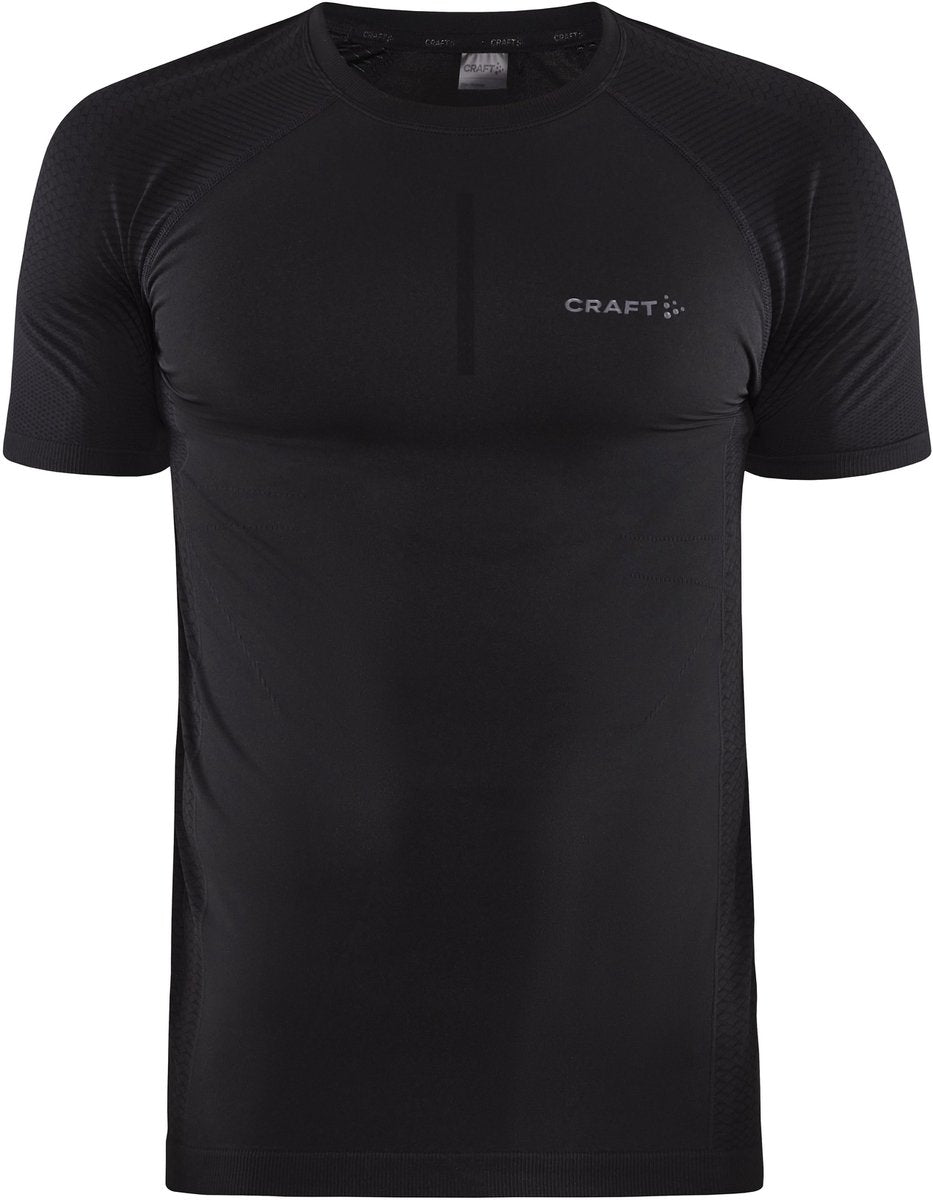 Craft adv cool intensity ss tee m heren thermoshirt - zwart