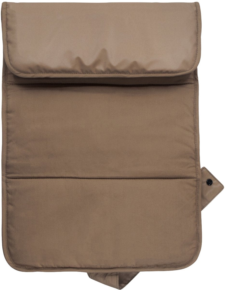 Kipkep napper - verschoonmatje - coffee - wasbaar waterproof (excl. luieretui)