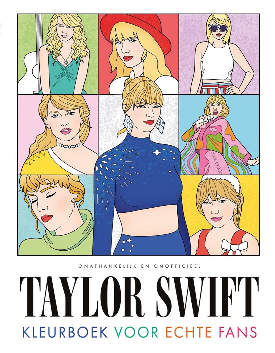 Deltas taylor Swift kleurboek voor echte fans