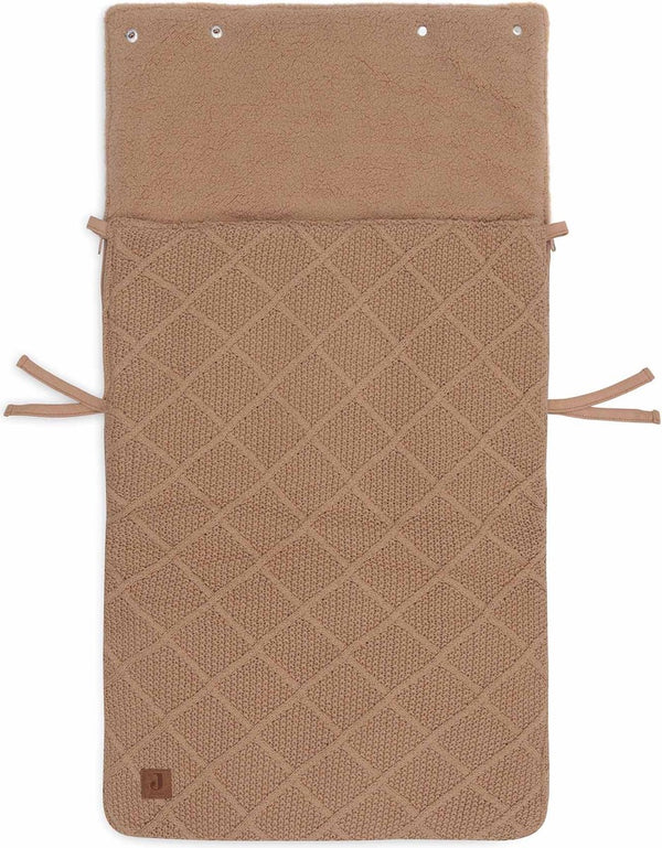 Jollein voetenzak groep 0+ 3 5 punts check knit biscuit