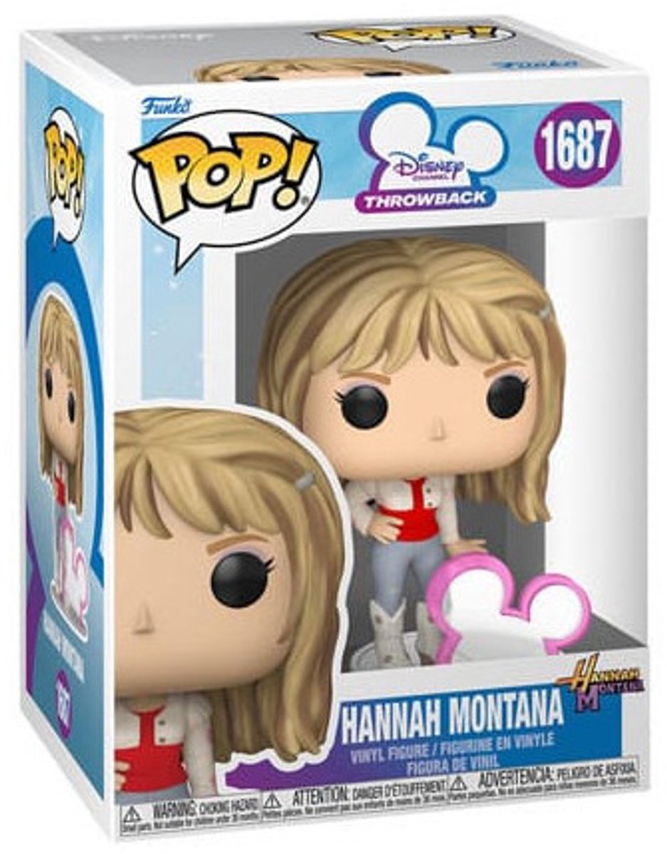 Funko pop! disney throwback: hannah montana - hannah montana with disney icon #1687