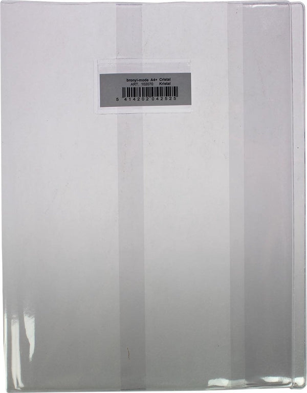 Bronyl schriftomslag ft 21 x 29,7 cm (a4), kristal 10 stuks