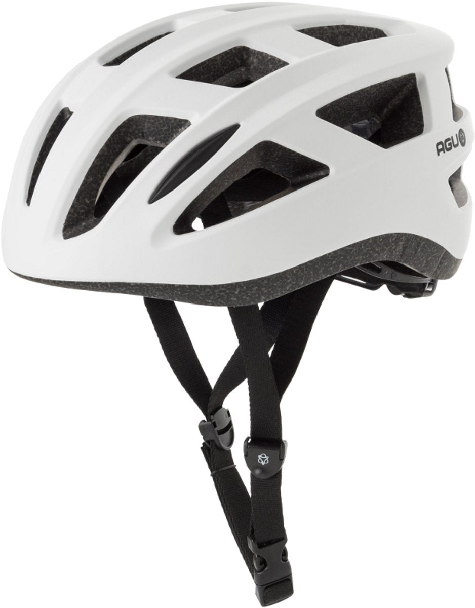 Agu attivo - fietshelm - in-mould helm - unisex - 58-61cm - 18 ventilatieopeningen - direct-dial systeem - wit - l xl