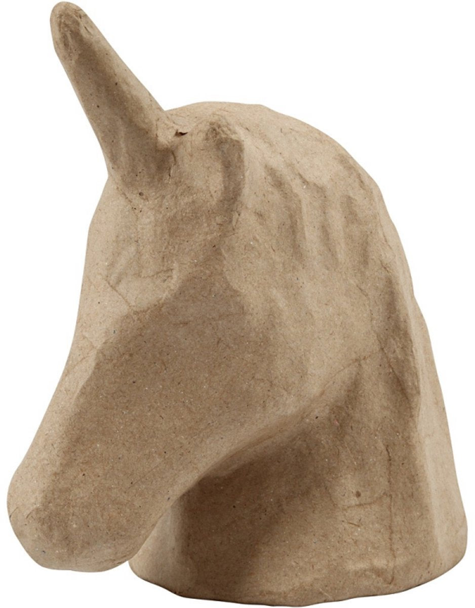 Creative company unicorn head paper-mache