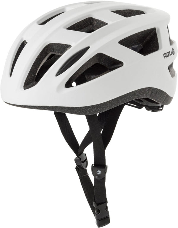 Agu attivo - fietshelm - in-mould helm - unisex - 58-61cm - 18 ventilatieopeningen - direct-dial systeem - wit - l xl
