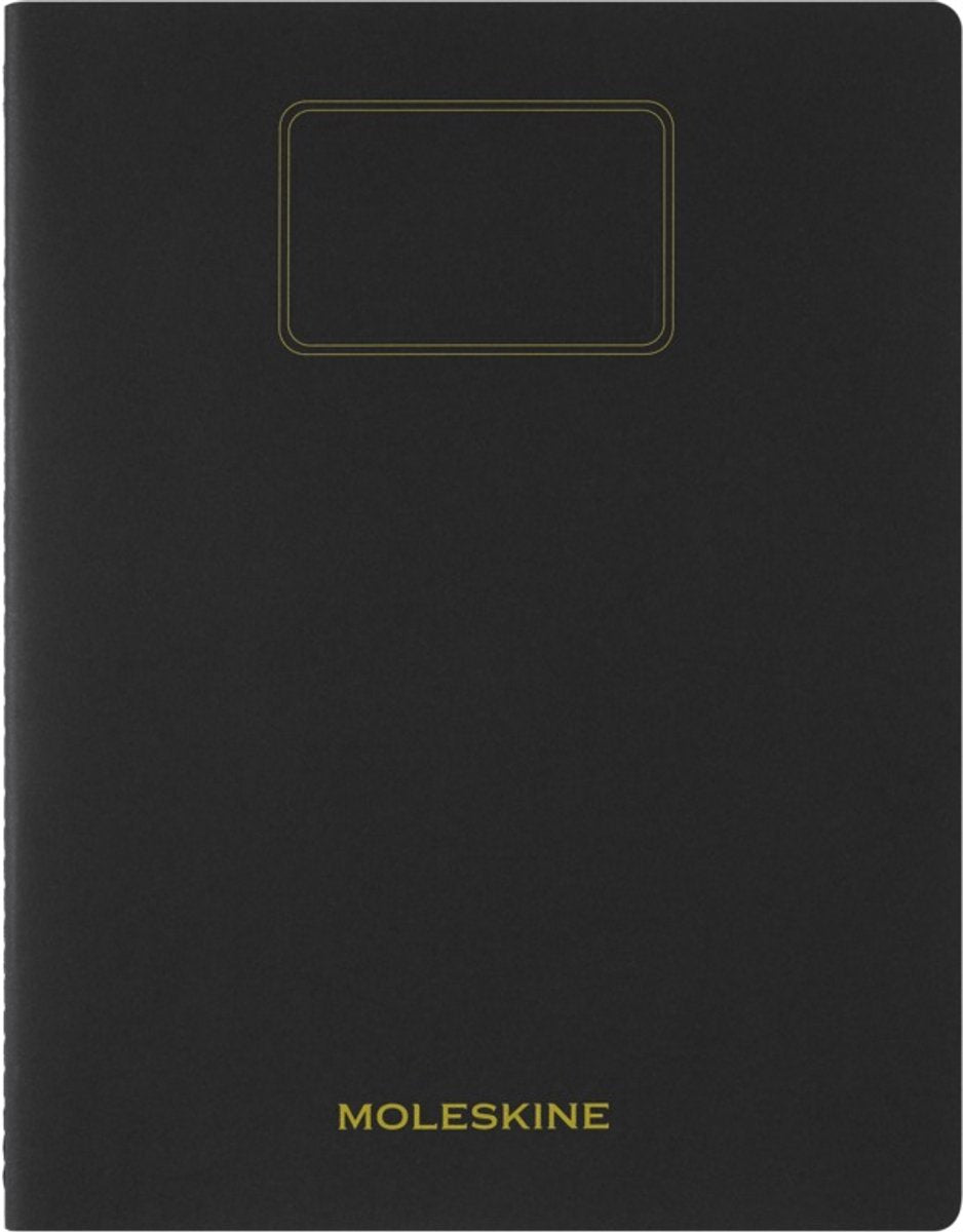 Moleskine schrift student xxl - zachte kraft - gelinieerd - zwart