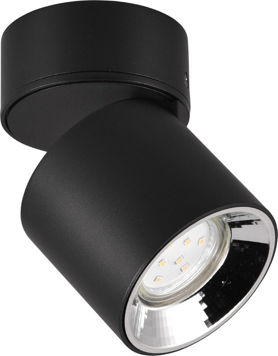 Trio guayana - plafondlamp - zwart mat - excl. 1x gu10 4,5w
