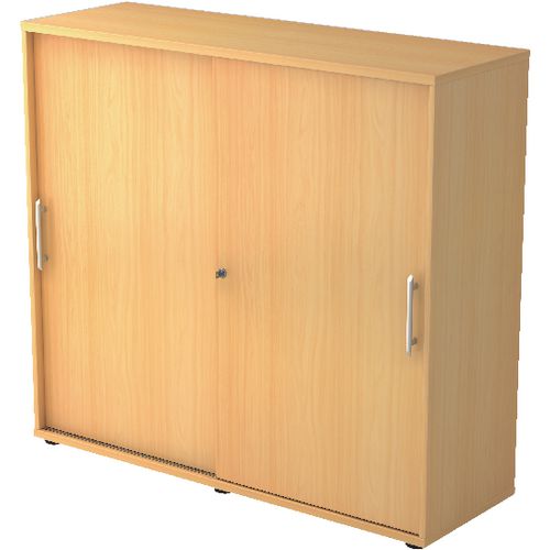 Bach schuifdeurkast hammerer 1753s re melamine 120x40x110cm beuken