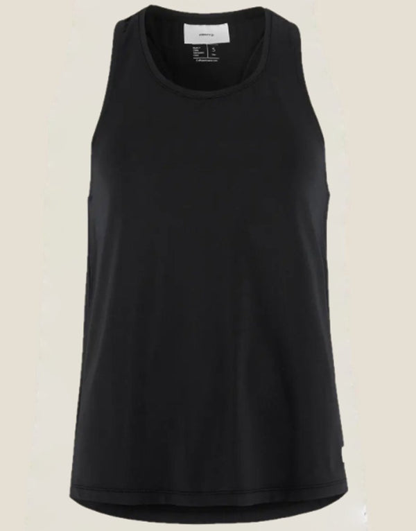 Craft® craft collective singlet w dames sportshirt - zwart