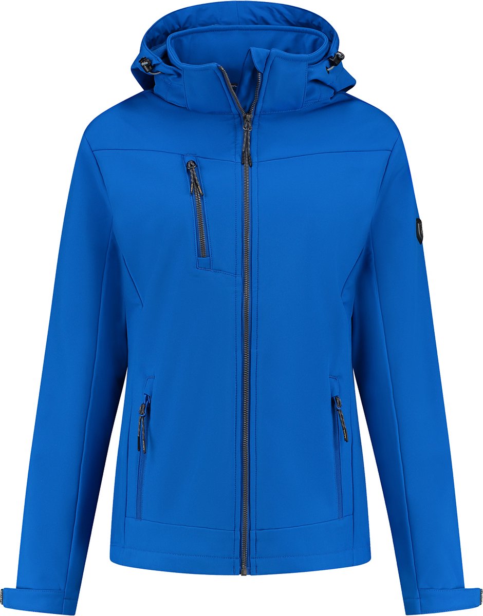 Kjelvik softshell jas roxi licht blauw