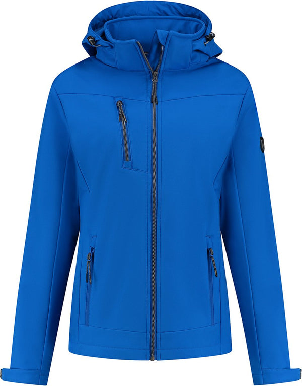 Kjelvik softshell jas roxi licht blauw
