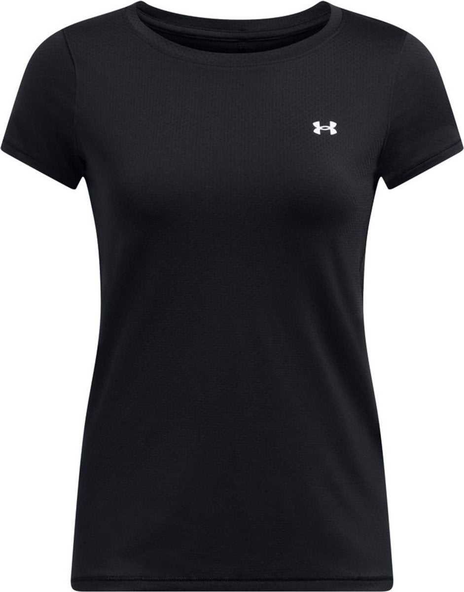 Under armour tech mesh short sleeve dames sportshirt - zwart