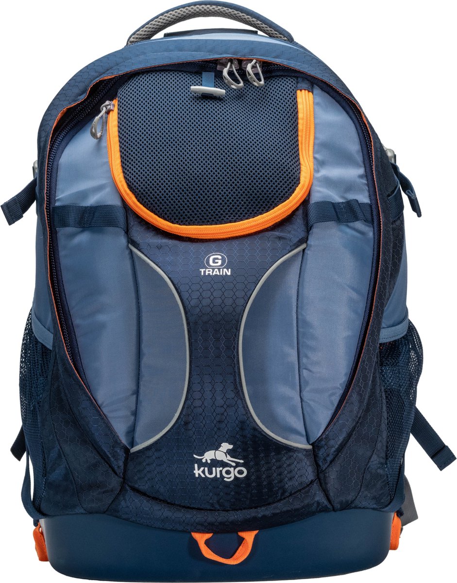 Kurgo g-train k9 pack rugzak voor honden - hondenrugzak - navy blue