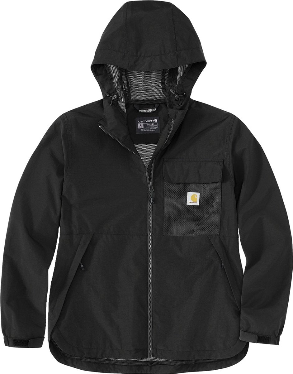 Carhartt packable jas zwart xl man
