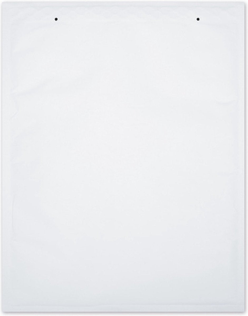 Raadhuis luchtkussenenvelop h18 - 290x370mm - met plakstrip - wit - 100 stuks