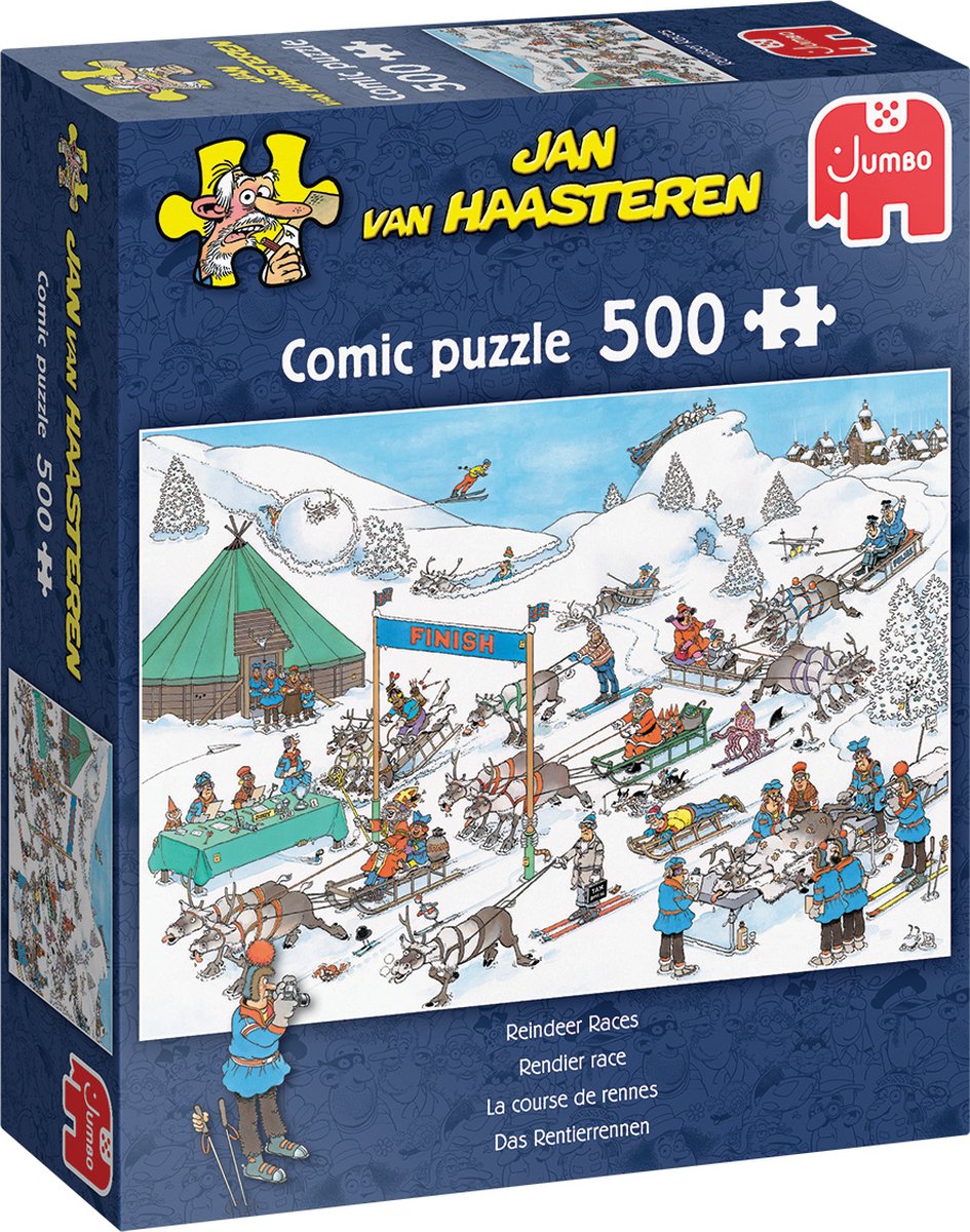 Jan van Haasteren Legpuzzel - Rendierrace, 500st.