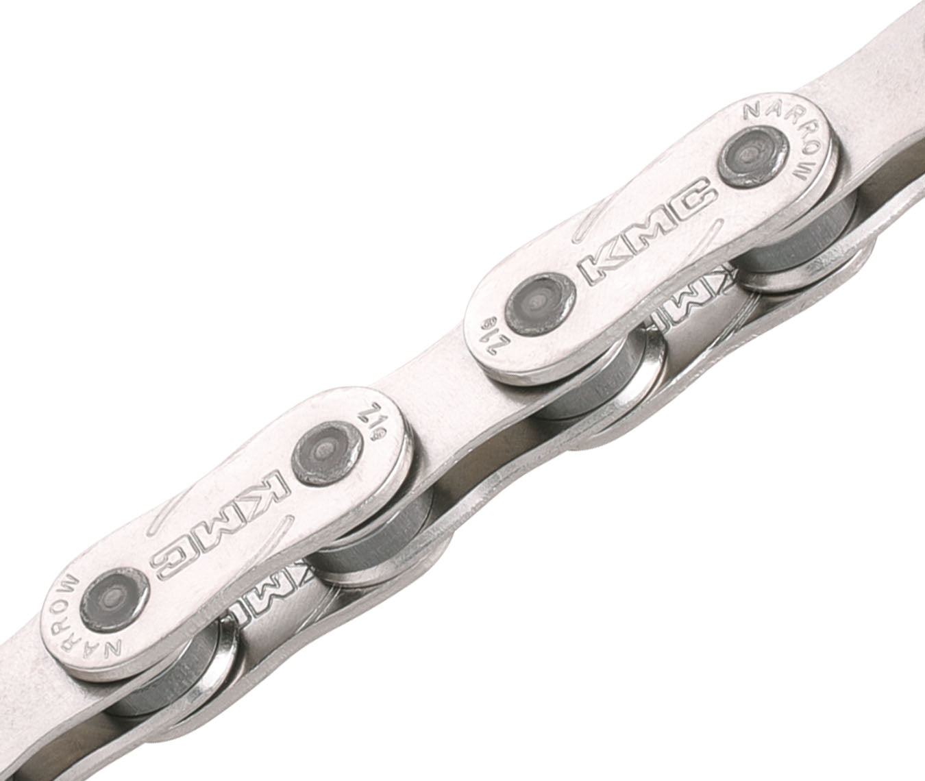 Km c z1-ehx fietsketting smal 1 2x3 32 112 schakels zilver