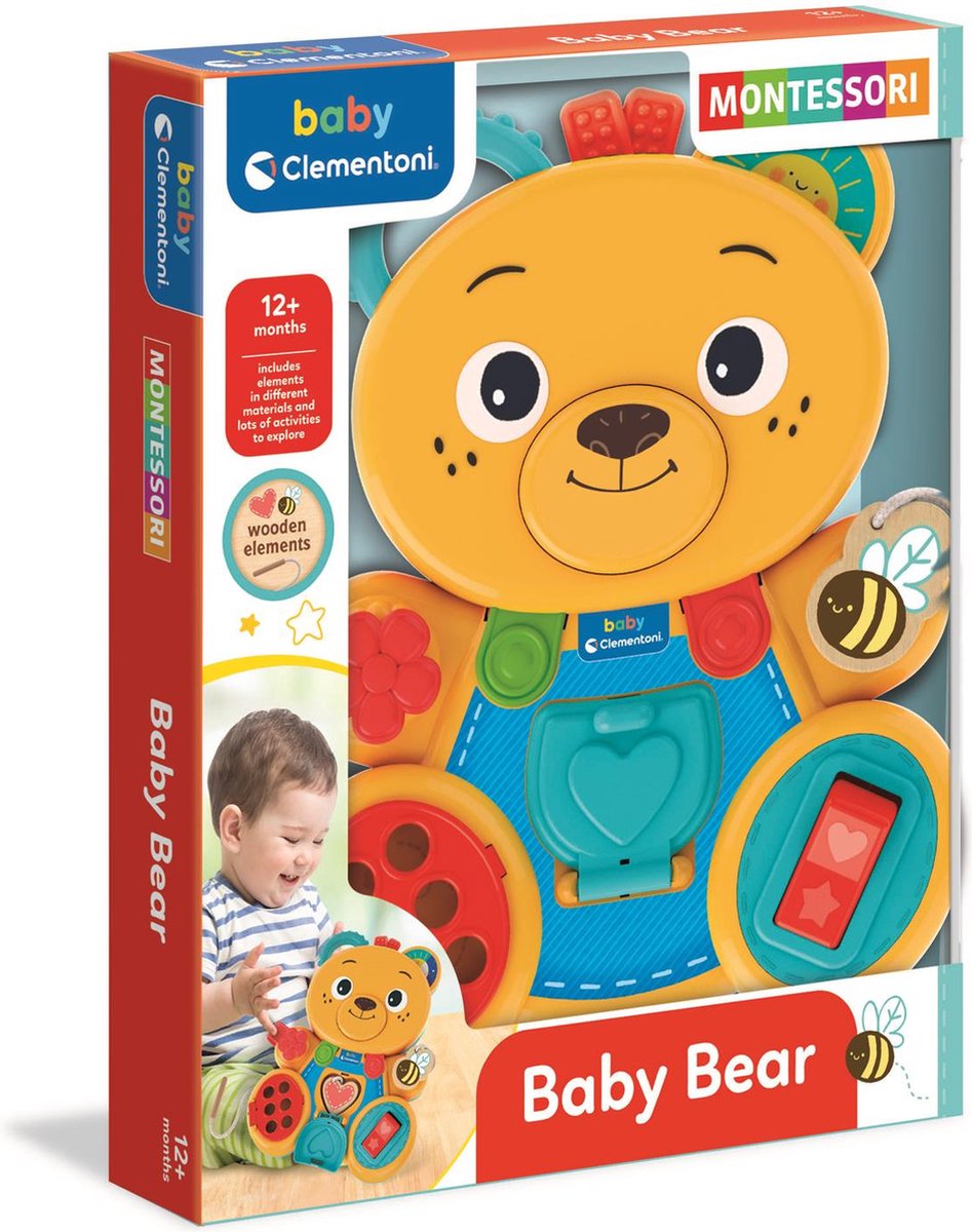 Clementoni Montessori Baby Drukke Bier
