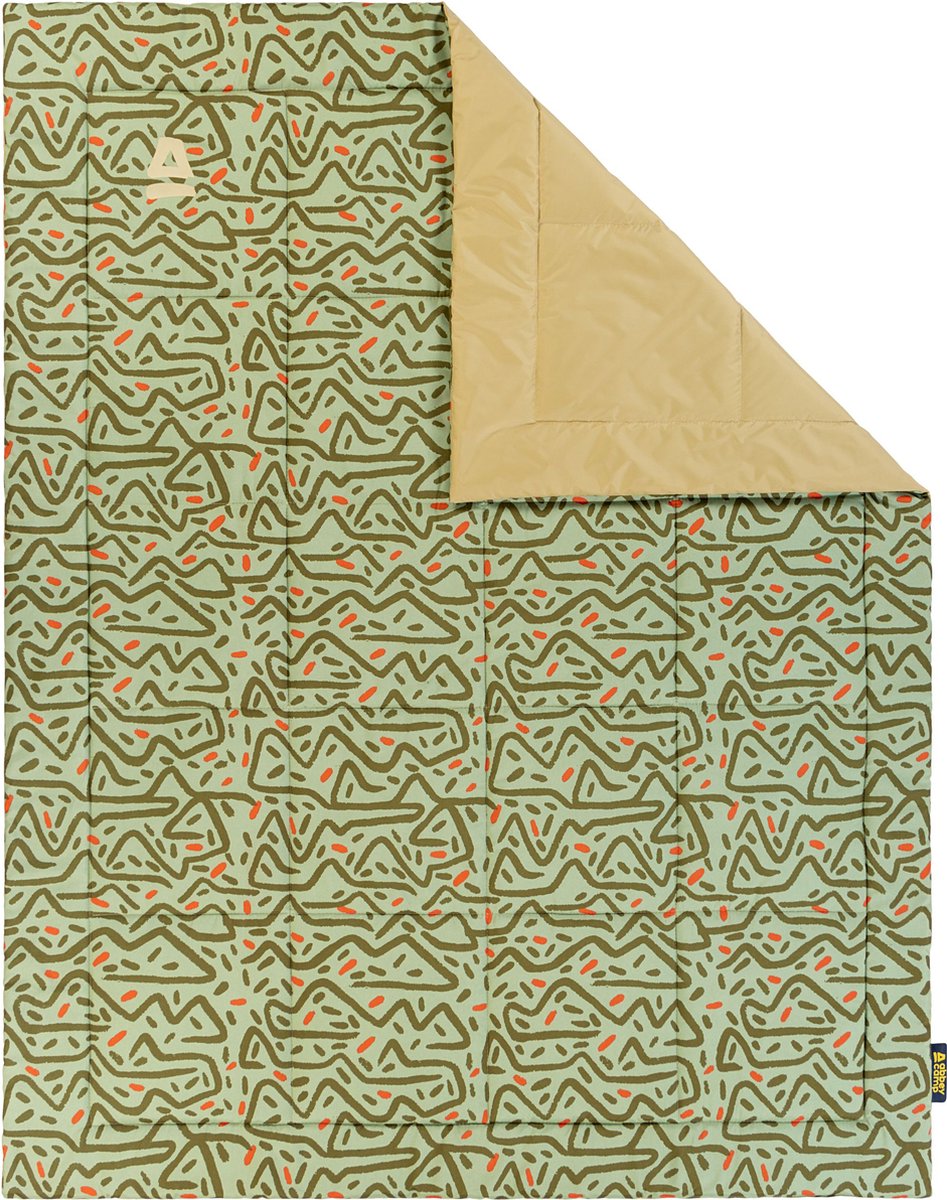 Abbey camp picknickkleed - gevoerd picknick plaid - 140x180cm - groen