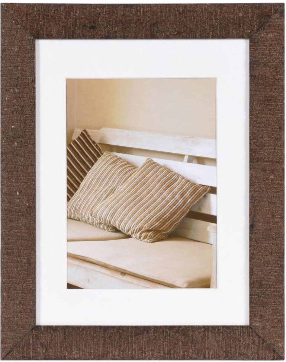 Henzo fotolijst - - driftwood - fotomaat 18x24 cm - donkerbruin