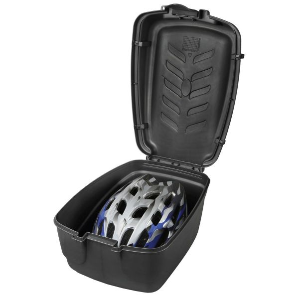 Topkoffer Polisport Luxe met snelsluiting bagagedragerbevestiging - zwart