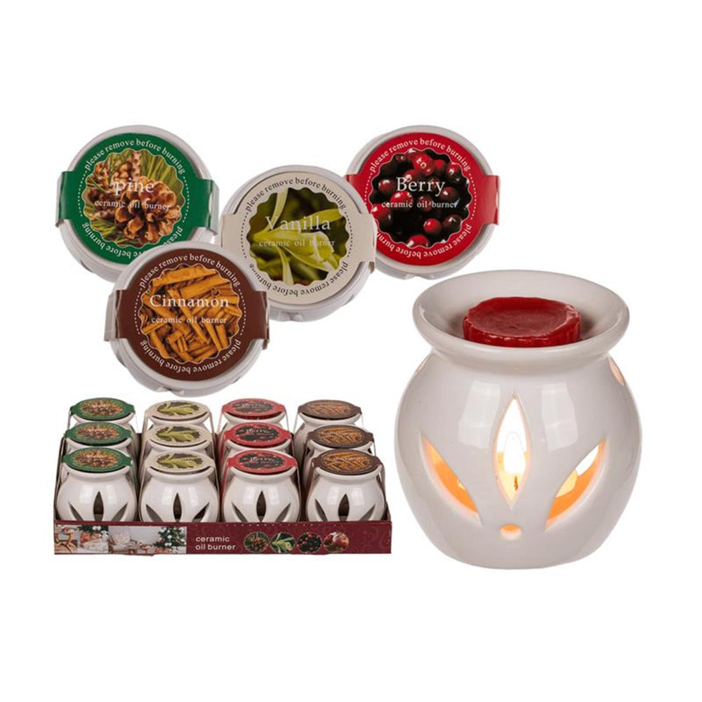 Ootb wax geurbrander porselein 7x8cm met geurwax