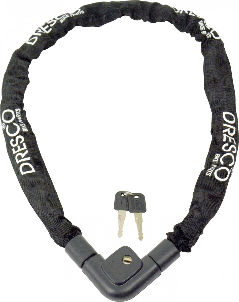 Dresco kettingslot 120 cm - zwart