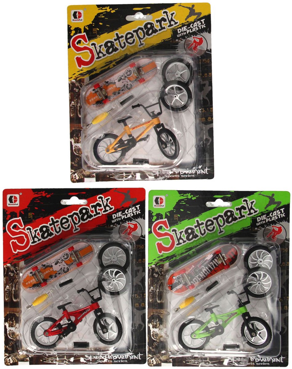 Lobbes speelgoed bv vinger stuntfiets met accessoires