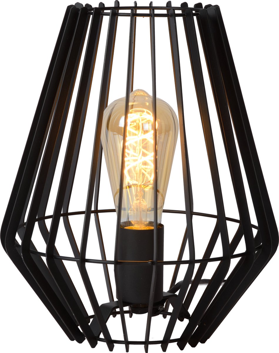 Lucide reda - tafellamp - 1xe27 - zwart