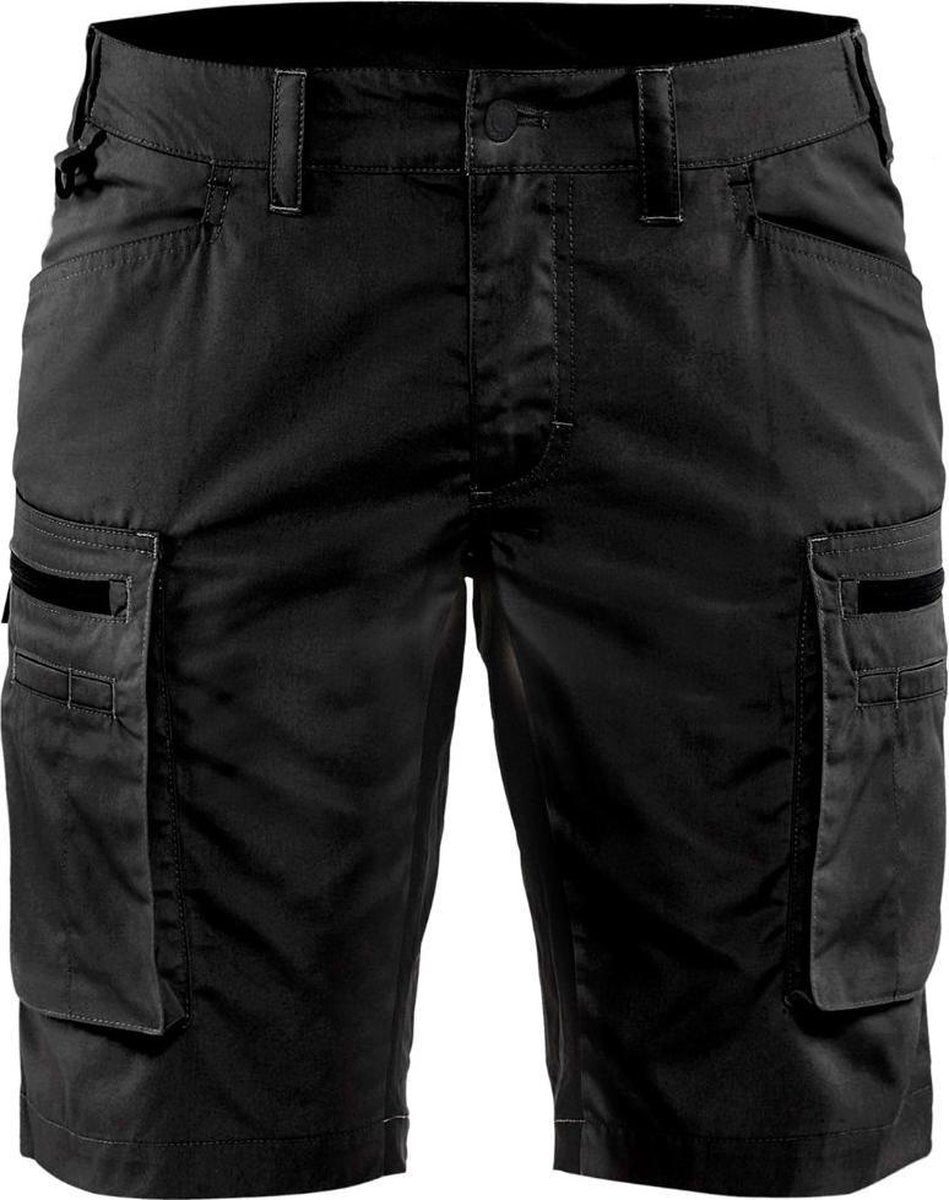 Blåkläder blaklader dames service short met stretch 7149-1845 - zwart - c40