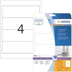Ordneretiketten herma 4826 wit 192 x 61 mm 100 stuks