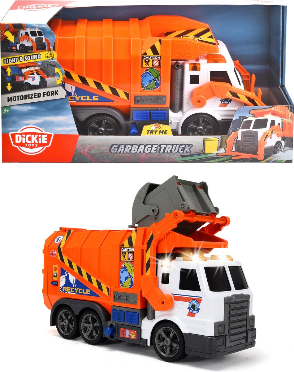 Vuilniswagen met licht geluid