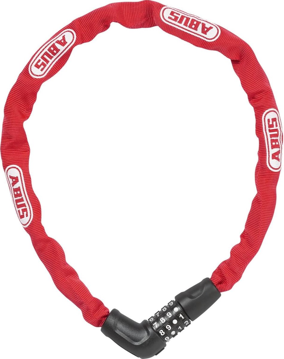 Abus 5805C 75 Rood Kettingslot - 4mm dik - 75cm lengte