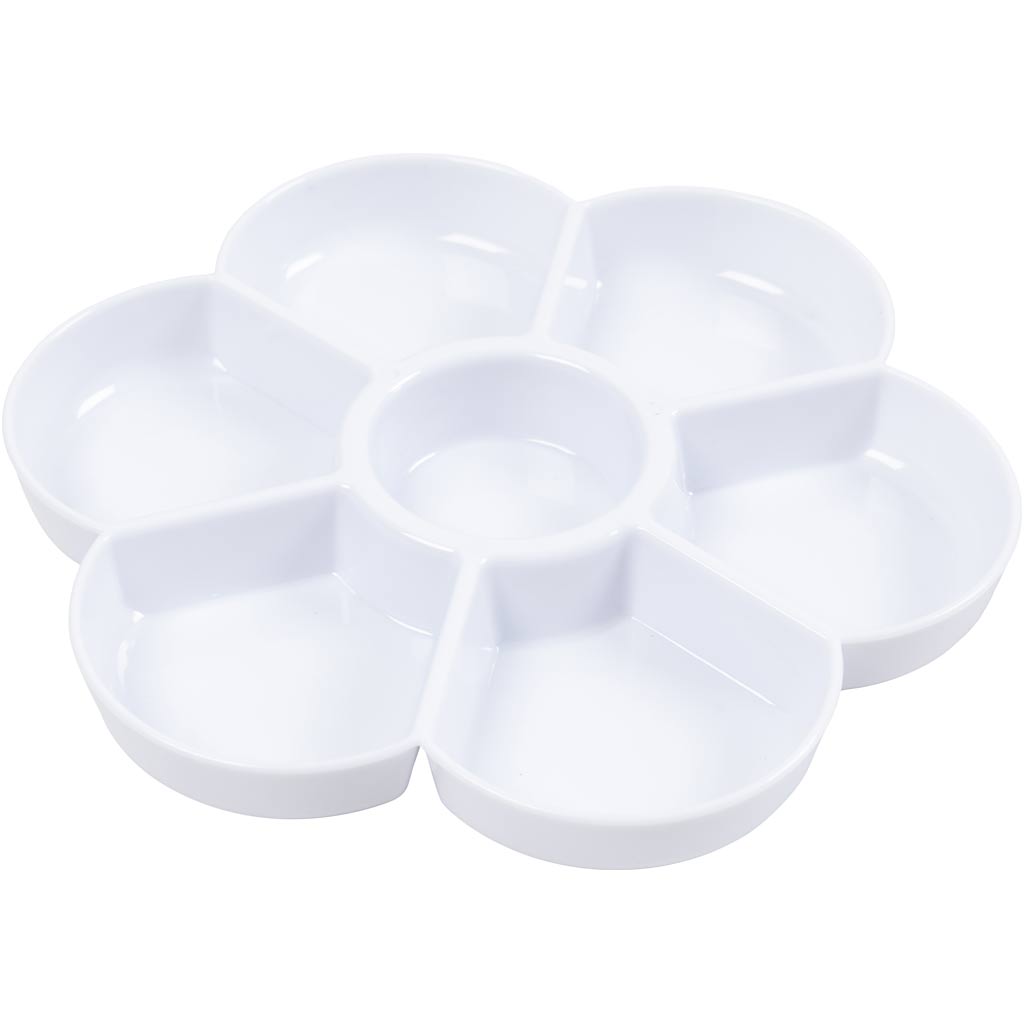 Https: www.cchobby.nl palet-in-bloemvorm-d-17-5-cm-wit-1-stuk